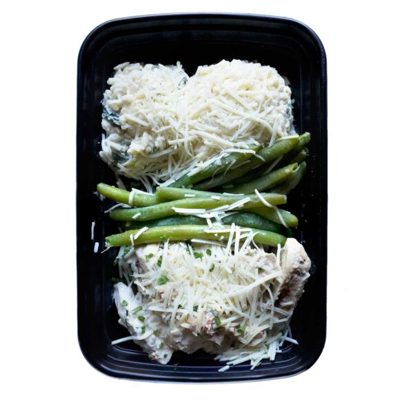 Tuscan Chicken and Orzo with Green Beans
