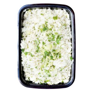 Jasmine rice with fresh herbs and butter