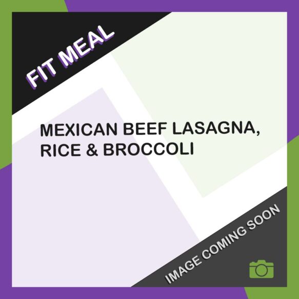 Mexican Beef Lasagna, Rice, Broccoli