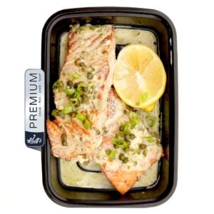 Seared Lemon Caper Salmon