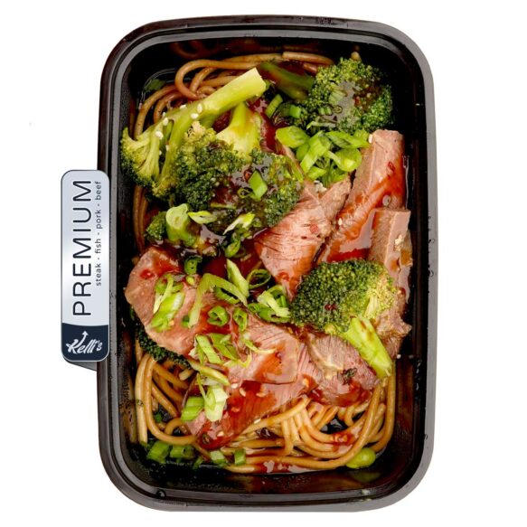 Asian Steak & Broccoli with Noodles