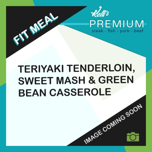Teriyaki Tenderloin, Sweet Potato Mash & Green Bean Casserole