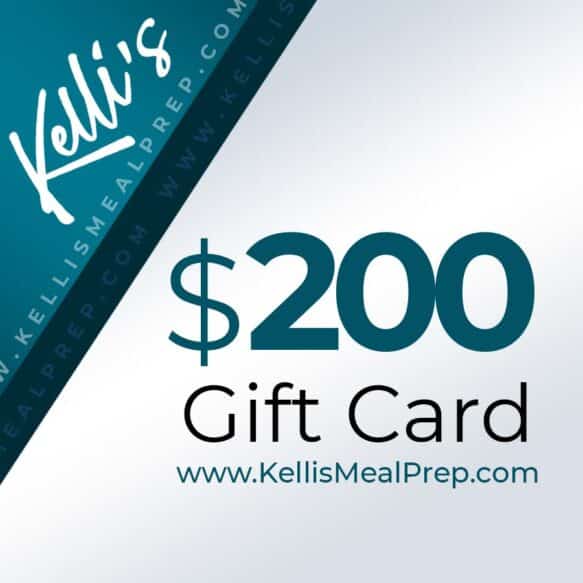 $200 Giftcard for www.kellismealprep.com
